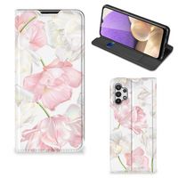 Samsung Galaxy A32 5G Smart Cover Lovely Flowers - thumbnail