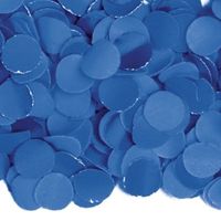 Blauwe confetti zak van 5 kilo feestversiering   - - thumbnail