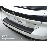 Bumper beschermer passend voor Peugeot 508 SW II 2019- Zwart GRRBP625