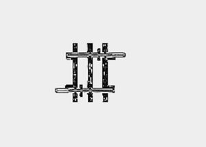 H0 Märklin K-rails (zonder ballastbed) 2204 Rechte rails 22.5 mm 10 stuk(s)