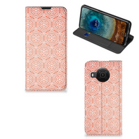 Nokia X20 | X10 Hoesje met Magneet Pattern Orange