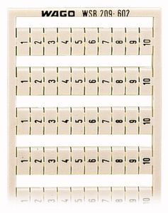 Wago 209-602 accessoire voor klemmenblokken Aansluitingsblok markers