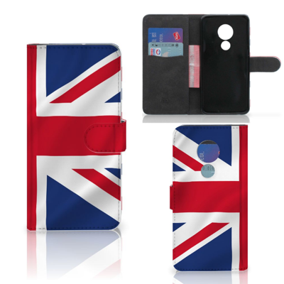 Motorola Moto G7 Power Bookstyle Case Groot-Brittannië