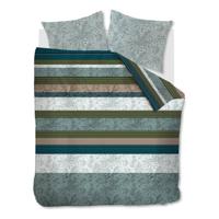 Beddinghouse Selene dekbedovertrek - Lits-jumeaux (240x200/220 cm + 2 slopen) - Katoen satijn - Blue Green