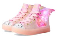 Skechers Girl's Twi-Lites 2.0 Twinkle Wishes Trainer, Lichtroze synthetisch multitrim, 56 EU