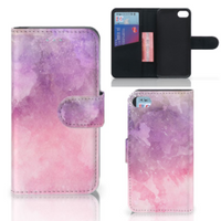 Hoesje iPhone 7 | 8 | SE (2020) | SE (2022) Pink Purple Paint - thumbnail