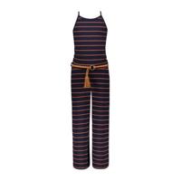 Street called Madison gestreepte jumpsuit Bientot donkerblauw/ora nje