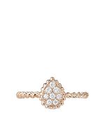 Boucheron bague Serpent Bohème XS en or rose 18ct ornée de diamants - thumbnail