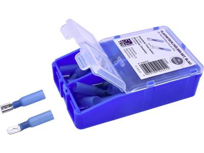 TRU COMPONENTS TC-6646704 Assortiment kabelschoenen 1.50 mm² - 2.50 mm² Blauw 60 stuk(s)