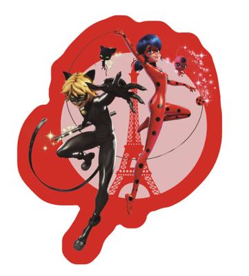 Zagtoon kussen Lady Bug meisjes 36 cm polyester rood