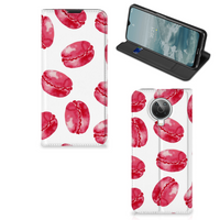 Nokia G10 | G20 Flip Style Cover Pink Macarons - thumbnail