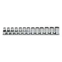 Beta 920U/SB13 Set van gearlock dopsleutels | 1/2" aandrijfvierkant | voor zeskant moeren | verchroomd - 009201740 009201740