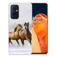 OnePlus 9 TPU Hoesje Paarden - thumbnail