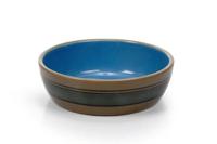 Beeztees poezenschaal - kattenvoerbak - keramiek - blauw - 13,5x13,5x4 cm - 330 ml