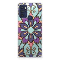 Motorola Moto G60s TPU Case Purple Flower