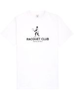 Sporty & Rich t-shirt à motif Racquet Club imprimé - Blanc - thumbnail