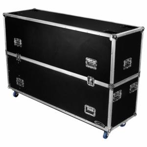 Odyssey FZ2FSM75W dual 75" flat screen monitor flightcase