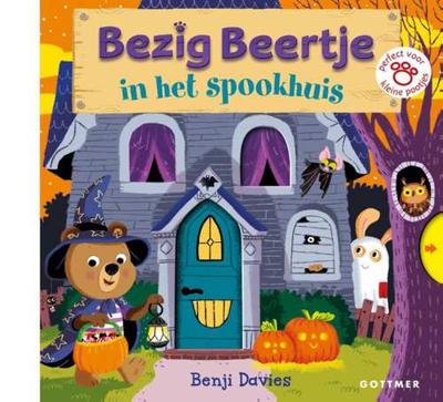 Bezig Beertje In het spookhuis - Benji Davies - Hardcover (9789025767402)