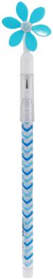 The Littlies potlood bloem 15 cm blauw