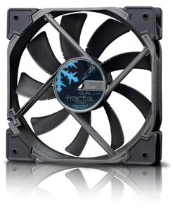 Fractal Design Venturi HP-14 PWM PC-ventilator Zwart, Grijs (b x h x d) 140 x 25 x 140 mm