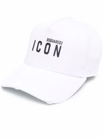 DSQUARED2 casquette à logo imprimé - Blanc - thumbnail