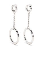 Monarc boucles d'oreilles pendantes Anita - Argent