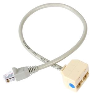 StarTech.com 2-naar-1 RJ45 splitter adapterkabel F/M