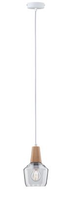 Paulmann Neordic Ylvie 79745 Hanglamp LED E27 20 W Hout, Helder