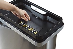 EKO - Europe Mirage Sensor Bin 20+20L Rechthoekig Roestvrijstaal