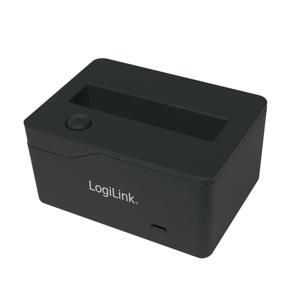 LogiLink QP0025 basisstation voor opslagstations USB 3.2 Gen 1 (3.1 Gen 1) Type micro-B Zwart