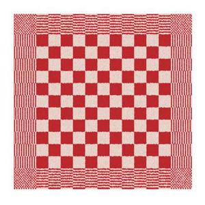 DDDDD keukendoek Barbecue - 50x55cm - Rood geruit - 6 stuks