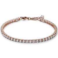 Pandora 581469C01 Armband Sparkling Tennis zilver-zirconia rosekleurig-wit