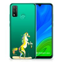 Huawei P Smart 2020 Telefoonhoesje met Naam Horse Color