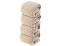 LIVARNO home 4 handdoeken (Beige)