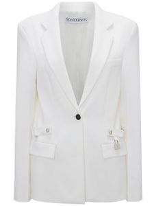 JW Anderson blazer à boutonnière - Blanc