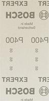 Bosch 50x EXPERT M480 schuurnet (voor Verf op hout, Hardhout, Ø 93x186 mm, Korrel 400, Professional Accessoires Vlakschuurmachine)