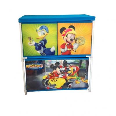 Disney Mickey Mouse opbergkast met 3 lades 60 cm blauw