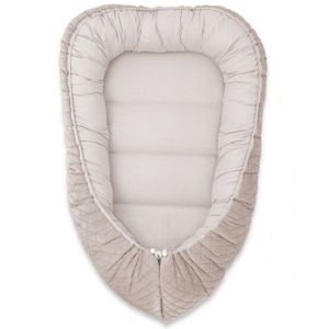 Babybam Babynestje Soft Velvet Beige/Roze