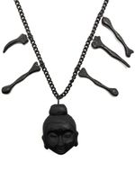 Yohji Yamamoto collier à pendentif Bodhisativa - Noir - thumbnail