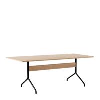 &Tradition Pavilion AV19 Eettafel Clear Lacquered Oak - Black