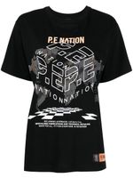 P.E Nation t-shirt à logo imprimé - Noir