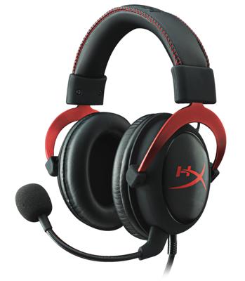 HyperX Cloud II Red, 7.1 virtual surround gaming headset