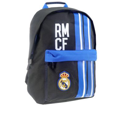 Real Madrid Cf Rugzak Junior 30 X 15 X 40 Cm Polyester Zwart/blauw