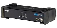 ATEN CS1762A-AT-G KVM 2X Port USB/DVI Switch, zwart