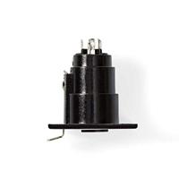Nedis 3-polige XLR-XLR-jack montagebeugel