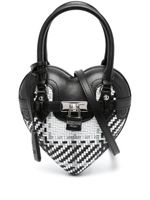 Moschino mini sac à design de cœur - Noir - thumbnail