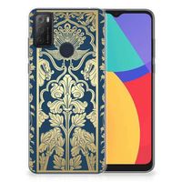 Alcatel 1S (2021) TPU Case Beige Flowers - thumbnail