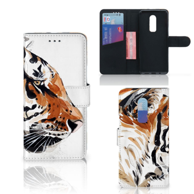 Hoesje OnePlus 6 Watercolor Tiger
