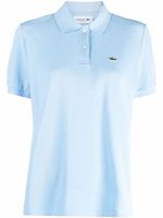 Lacoste polo en piqué à patch logo - Bleu