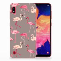 Samsung Galaxy A10 TPU Hoesje Flamingo